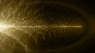 Particles Gold Bokeh Glitter Awards Dust Abstract Background Loop Stock Footage