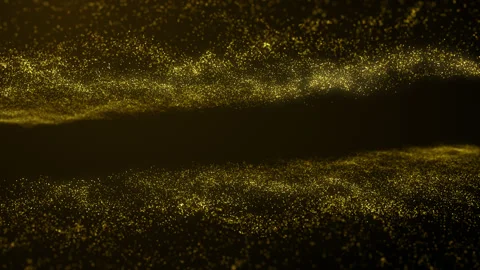Particles gold event awards trailer titles cinematic concert background loop Vidéo 138288520
