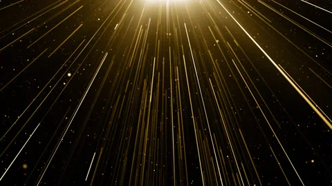 Particles gold event awards trailer titles cinematic concert background loop Stock Footage 154537253