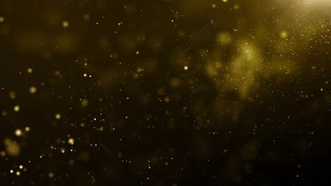 Particles gold event awards trailer titles cinematic concert background loop Stock Footage 156307893