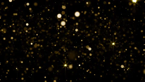 Particles gold event awards trailer titles cinematic concert background loop Stock Footage 166992084