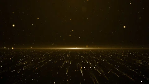 Particles gold event awards trailer titles cinematic concert background loop Stock Footage 217671836