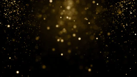 Particles gold event awards trailer titles cinematic concert background loop Stock Footage 220552535