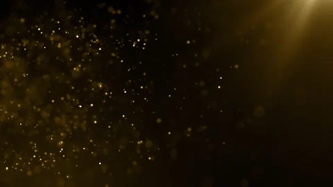 Particles gold event awards trailer titles cinematic concert background loop Stock Footage 222693141