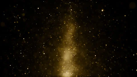 Particles gold event awards trailer titles cinematic concert background loop Stock Footage 223366223