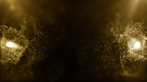 Particles gold event awards trailer titles cinematic concert background loop Stock-Footage 224839333