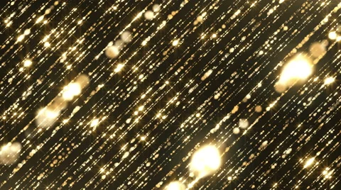 Particles gold glitter bokeh award dust abstract background loop 02 Stock Footage