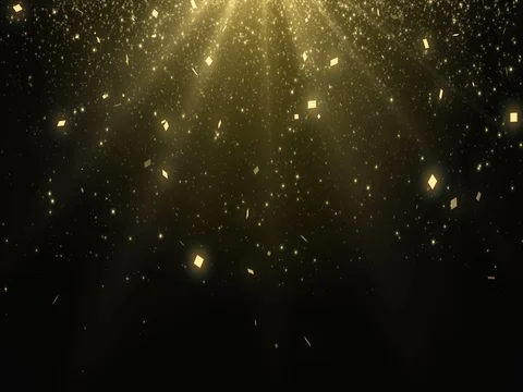 Particles gold glitter bokeh award dust abstract background loop Stock Footage 69729107