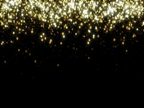 particles gold glitter bokeh award footage 070689410_iconl