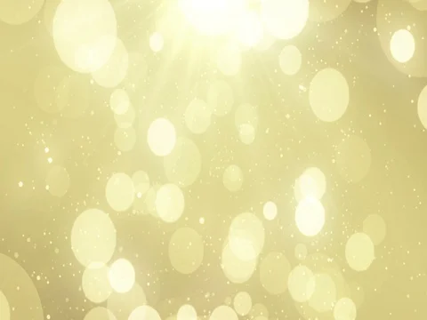 Particles gold glitter bokeh award dust abstract background loop Stock Footage