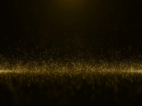 Particles gold glitter bokeh award dust abstract background loop Stock Footage 77974943