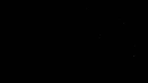 Particles Ground | Slow Motion Floating on Black Background Stock Footage 323505447