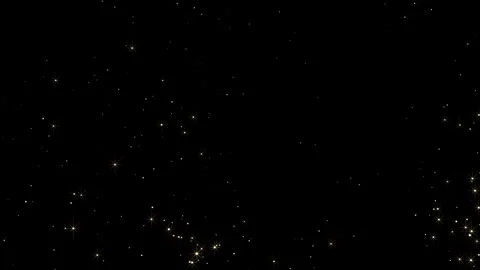 Particles Ground | Slow Motion Floating on Black Background Stock Footage 323505457
