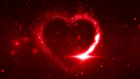Particles Heart 4K Stock Footage 229312632