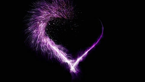 Particles Heart Shape Animation On A Bla Stock Video Pond5 Particles Heart Shape Animation On A Bla Stock Video Pond5