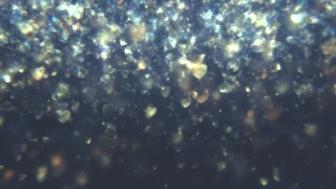 Particles Hearth Shape Bokeh Background 4k Stock Footage 229497536