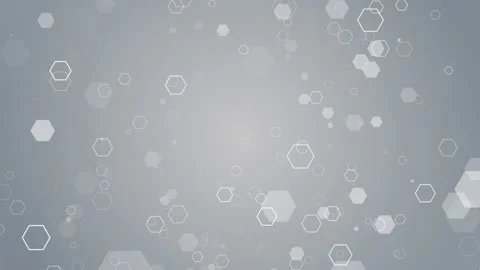 Particles hex event game trailer titles cinematic openers background loop Video stock 158857234