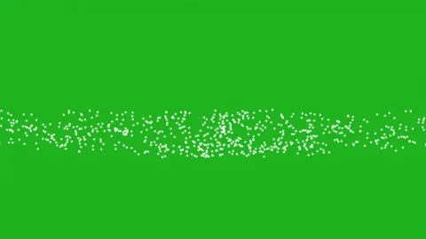 Particles horizontal flow motion graphics with green screen background Stock Footage 167595151