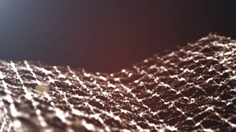 Particles of light chaotically moving Stock Footage 90863643