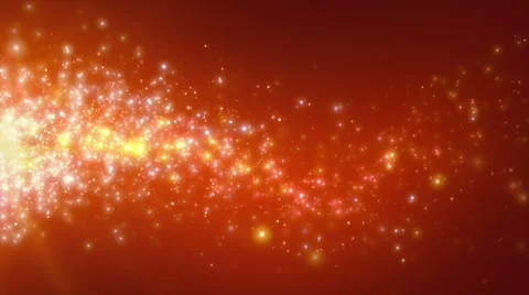 Particles Of Light Orange Drifting Stock Footage 40647690