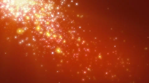 Particles Of Light Orange Falling Stock Footage 40647819