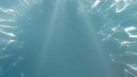 Particles. Light ray effect. Heavenly sunlight streaks. Blue heaven light rays Stock Footage 112270486