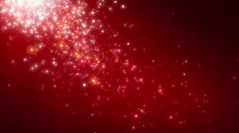 Particles Of Light Red Falling Stock Footage 40648488