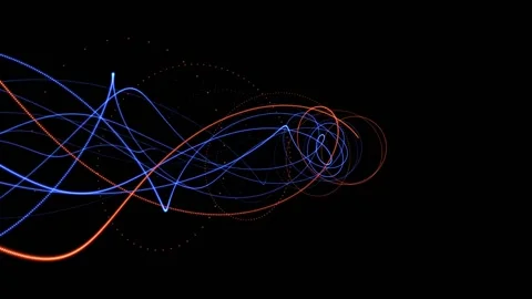 Particles  Light Streaks Stock Footage 160677322