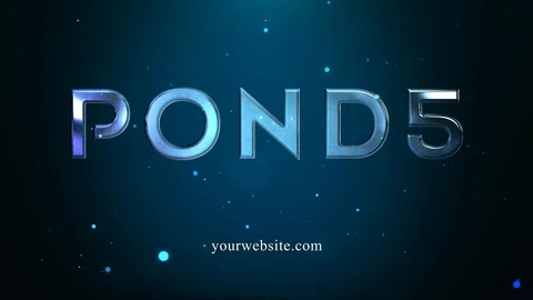 Particles Logo Stock After Effects