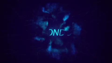 Particles Logo Reveal After Effects stock