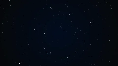 Particles loop animation on dark sky . Star particles animation Stock Footage 331229623