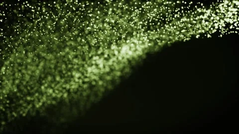 Particles loop background animation in 4k Abstract cyber light animation backgro Stock Footage 243717641