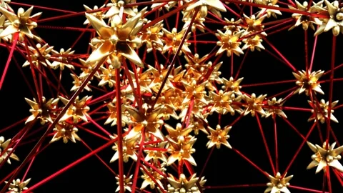 Particles morphing 1.4 Stock Footage 165042910