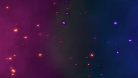Particles motion background. shining lights, glowing Stock Footage 127491056