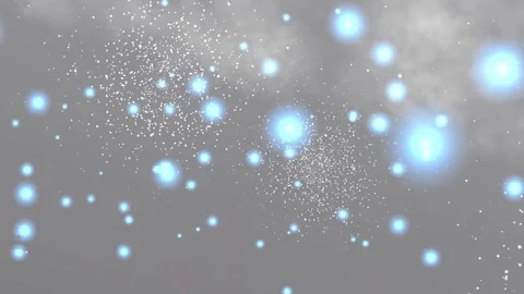 Particles in motion Stock Footage 294005429