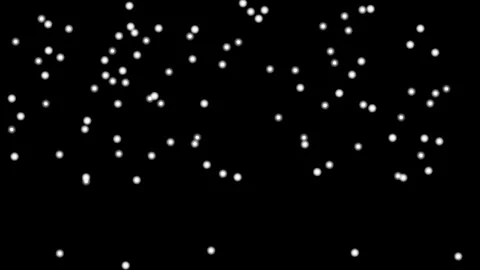 Particles in motion raining down Stock Footage 292044599