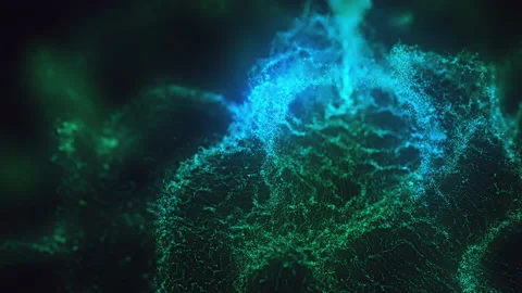 Particles move Stock Footage 159661157