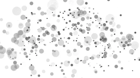 Particles move organically  - abstract animation Design Stock Footage 161912790