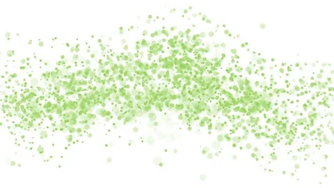Particles move organically  - abstract animation Design Stock Footage 161981450