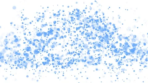 Particles move organically and pulsating Stock-Footage 161835087