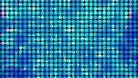 Particles move randomly. Glow of particles. 4K motion graphics. Stock Footage 130029232