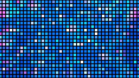 Particles move randomly. Glow of particles. 4K motion graphics. Stock Footage 130029391