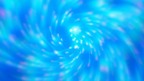 Particles move randomly. Glow of particles. 4K motion graphics. Stock Footage 130029438