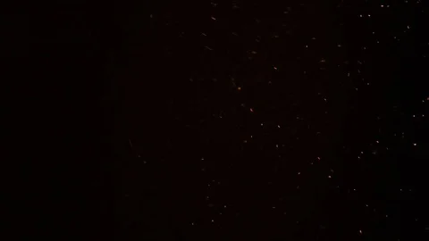 Particles orange red dust effect Stock Footage 92975152