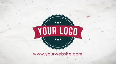 Particles Paper Logo Reveal Stock After Effects