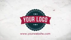 Particles Paper Logo Reveal Stock After Effects