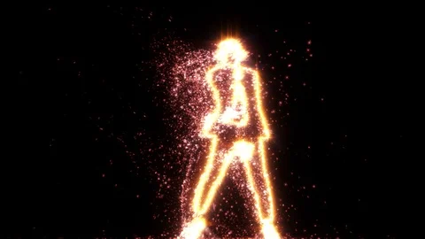 Particles PoP Dance Vídeo Stock 119685926