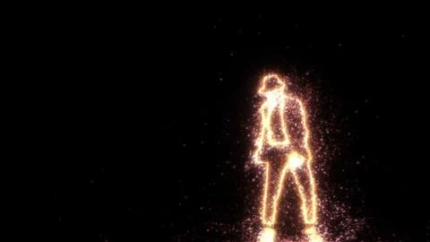 Particles Of POP Dance Stock Photos