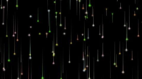 Particles raion looped background.Abstract Particles falling shimmering shi.. Stock Footage 332700042