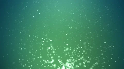 Particles Raising Background Green Stock Footage 62933423